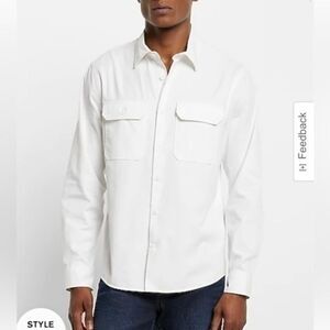 Express men’s button down pink shirt medium tall nwt cotton